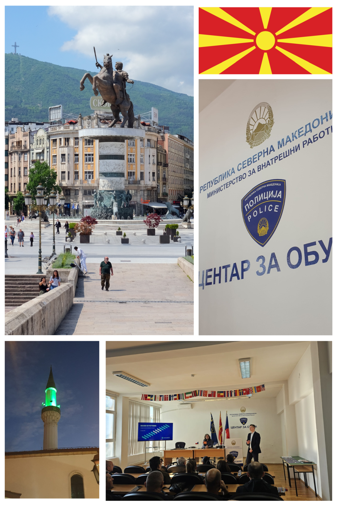 Eago at the Czech Embassy event in Skopje